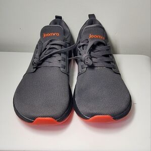 Men's Gray and Orange Athletic Shoes